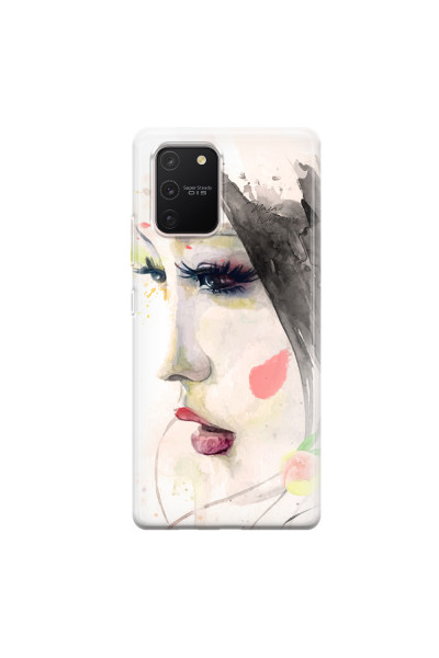 SAMSUNG - Galaxy S10 Lite - Soft Clear Case - Face of a Beauty