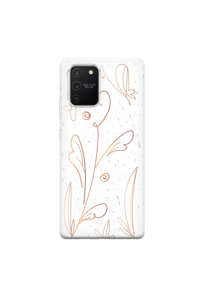 SAMSUNG - Galaxy S10 Lite - Soft Clear Case - Flowers In Style