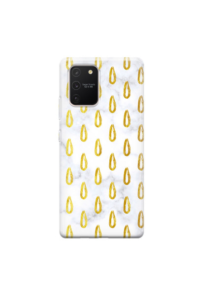 SAMSUNG - Galaxy S10 Lite - Soft Clear Case - Marble Drops