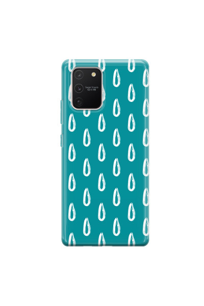 SAMSUNG - Galaxy S10 Lite - Soft Clear Case - Pixel Drops