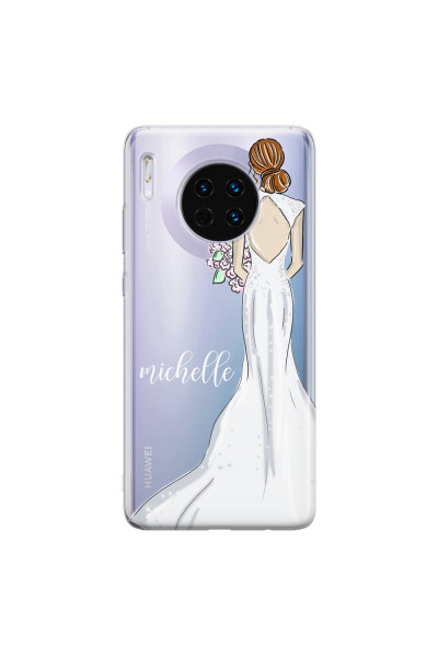 HUAWEI - Mate 30 - Soft Clear Case - Bride To Be Redhead