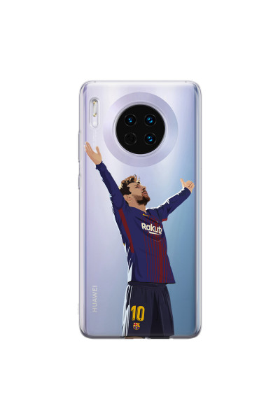 HUAWEI - Mate 30 - Soft Clear Case - For Barcelona Fans