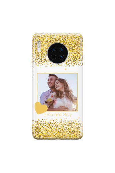 HUAWEI - Mate 30 - Soft Clear Case - Gold Memories