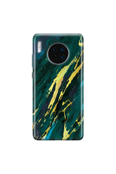 HUAWEI - Mate 30 - Soft Clear Case - Marble Emerald Green