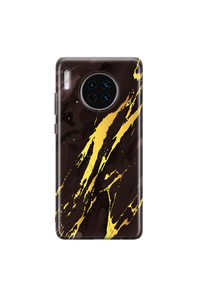 HUAWEI - Mate 30 - Soft Clear Case - Marble Royal Black