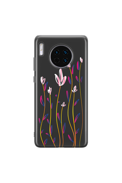HUAWEI - Mate 30 - Soft Clear Case - Pink Tulips