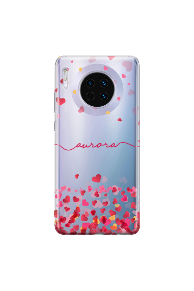 HUAWEI - Mate 30 - Soft Clear Case - Scattered Hearts