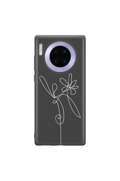 HUAWEI - Mate 30 Pro - Soft Clear Case - Flower In The Dark