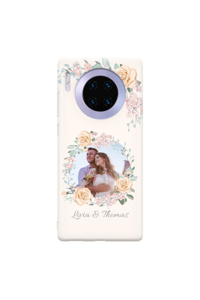 HUAWEI - Mate 30 Pro - Soft Clear Case - Frame Of Roses