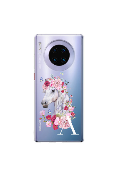 HUAWEI - Mate 30 Pro - Soft Clear Case - Magical Horse White