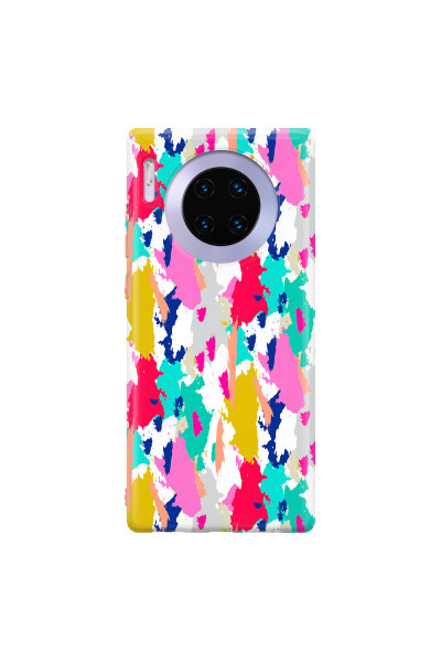 HUAWEI - Mate 30 Pro - Soft Clear Case - Paint Strokes