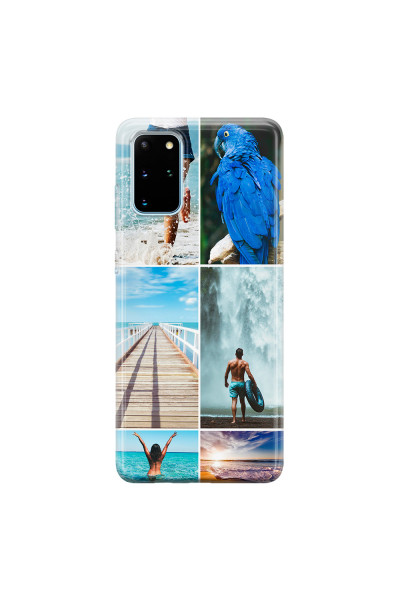 SAMSUNG - Galaxy S20 Plus - Soft Clear Case - Collage of 6