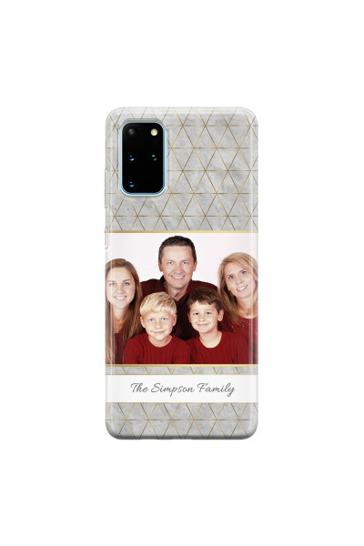 SAMSUNG - Galaxy S20 Plus - Soft Clear Case - Happy Family