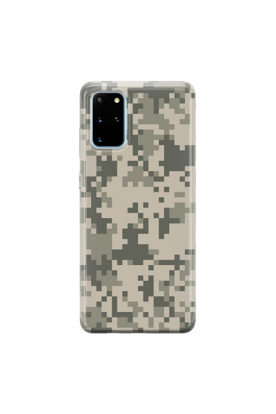 SAMSUNG - Galaxy S20 - Soft Clear Case - Digital Camouflage