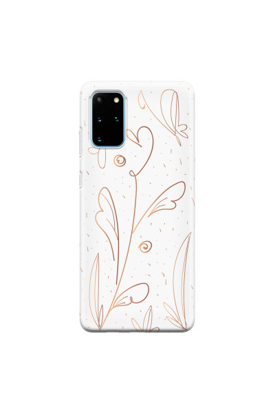SAMSUNG - Galaxy S20 - Soft Clear Case - Flowers In Style