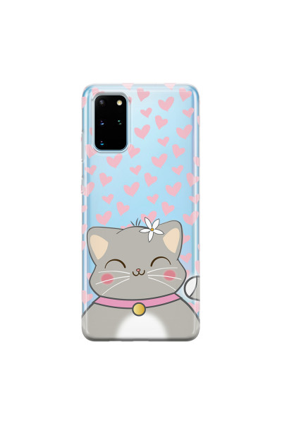 SAMSUNG - Galaxy S20 - Soft Clear Case - Kitty