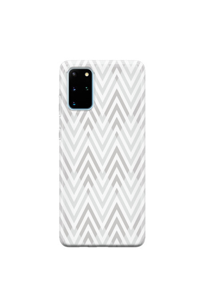 SAMSUNG - Galaxy S20 - Soft Clear Case - Zig Zag Patterns
