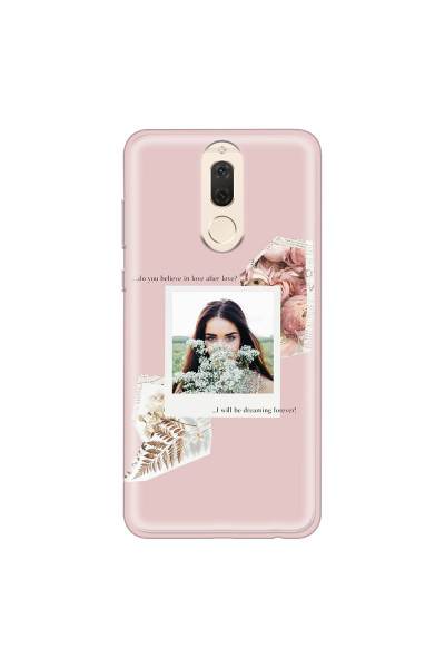 HUAWEI - Mate 10 lite - Soft Clear Case - Vintage Pink Collage Phone Case