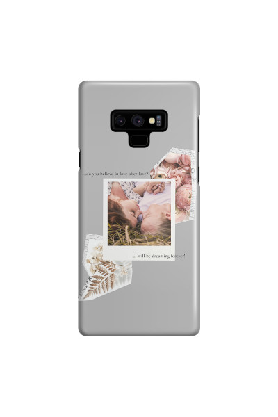 SAMSUNG - Galaxy Note 9 - 3D Snap Case - Vintage Grey Collage Phone Case