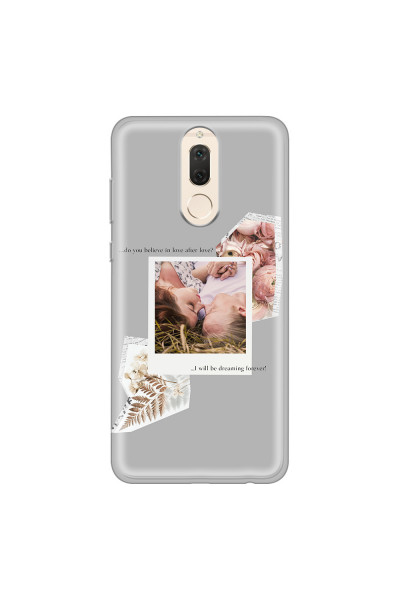 HUAWEI - Mate 10 lite - Soft Clear Case - Vintage Grey Collage Phone Case