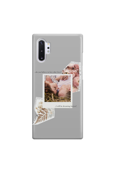 SAMSUNG - Galaxy Note 10 Plus - 3D Snap Case - Vintage Grey Collage Phone Case