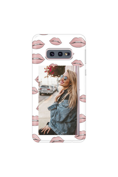 SAMSUNG - Galaxy S10e - Soft Clear Case - Teenage Kiss Phone Case