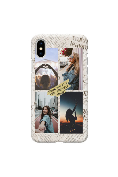 APPLE - iPhone XS Max - 3D Snap Case - Newspaper Vibes Phone Case