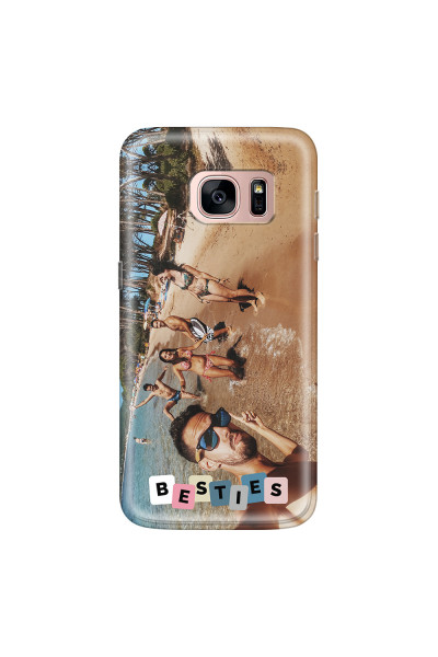 SAMSUNG - Galaxy S7 - Soft Clear Case - Besties Phone Case