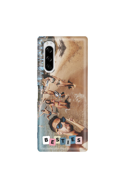 SONY - Sony Xperia 5 - Soft Clear Case - Besties Phone Case