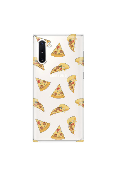 SAMSUNG - Galaxy Note 10 - Soft Clear Case - Pizza Phone Case