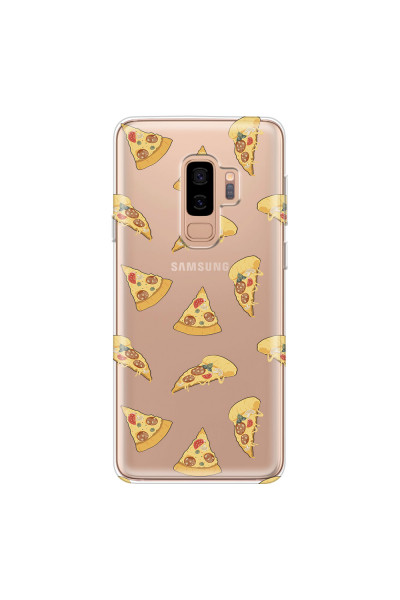 SAMSUNG - Galaxy S9 Plus 2018 - Soft Clear Case - Pizza Phone Case