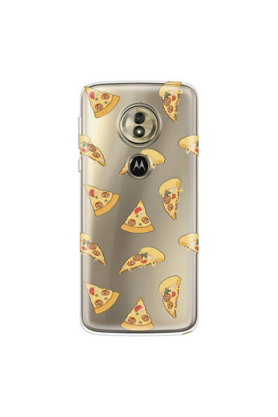 MOTOROLA by LENOVO - Moto G6 Play - Soft Clear Case - Pizza Phone Case