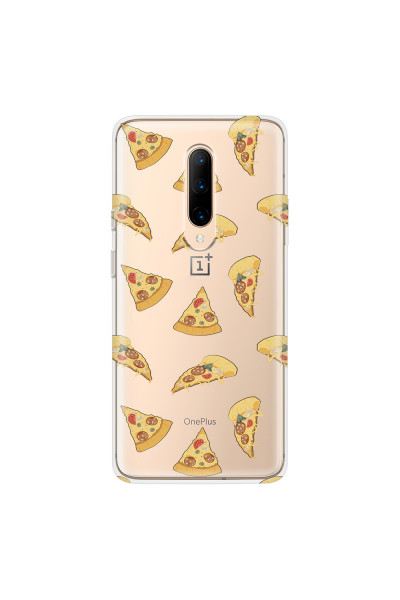 ONEPLUS - OnePlus 7 Pro - Soft Clear Case - Pizza Phone Case