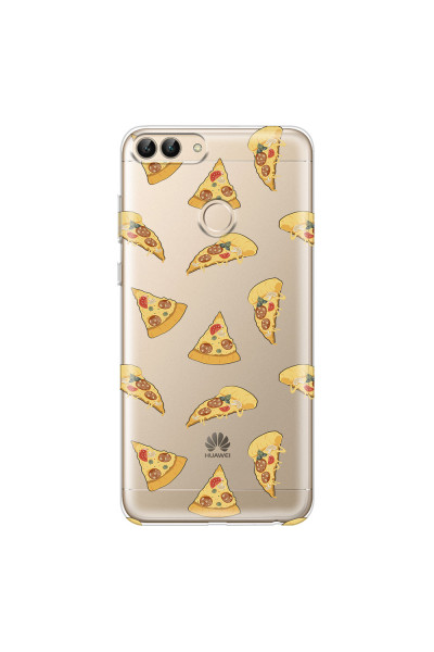HUAWEI - P Smart 2018 - Soft Clear Case - Pizza Phone Case