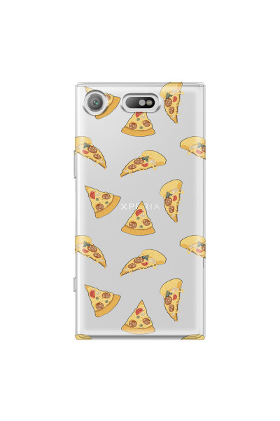 SONY - Sony Xperia XZ1 Compact - Soft Clear Case - Pizza Phone Case