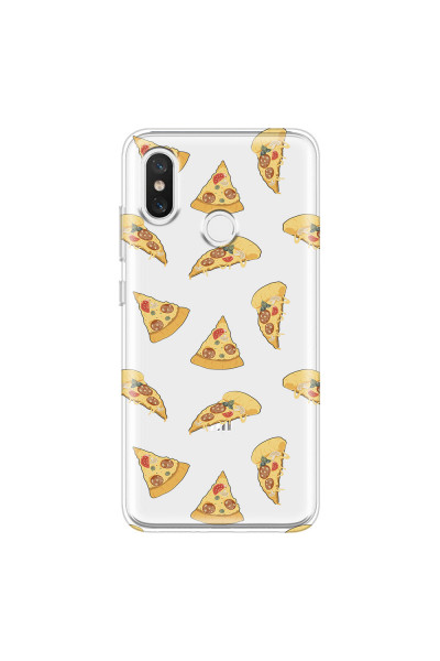 XIAOMI - Mi 8 - Soft Clear Case - Pizza Phone Case