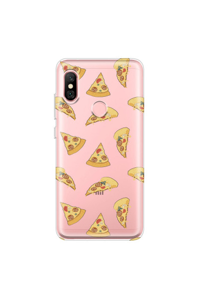 XIAOMI - Redmi Note 6 Pro - Soft Clear Case - Pizza Phone Case