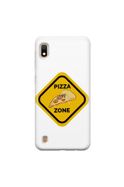 SAMSUNG - Galaxy A10 - Soft Clear Case - Pizza Zone Phone Case