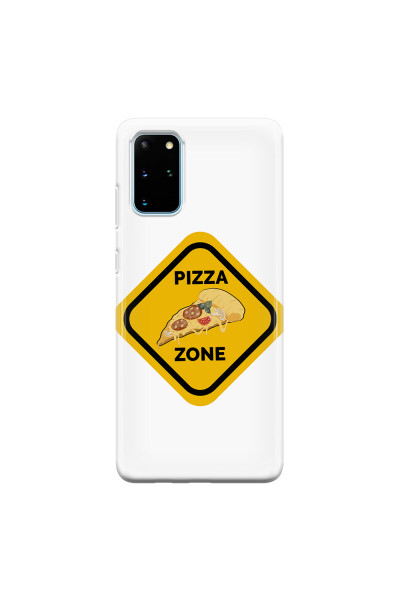 SAMSUNG - Galaxy S20 - Soft Clear Case - Pizza Zone Phone Case