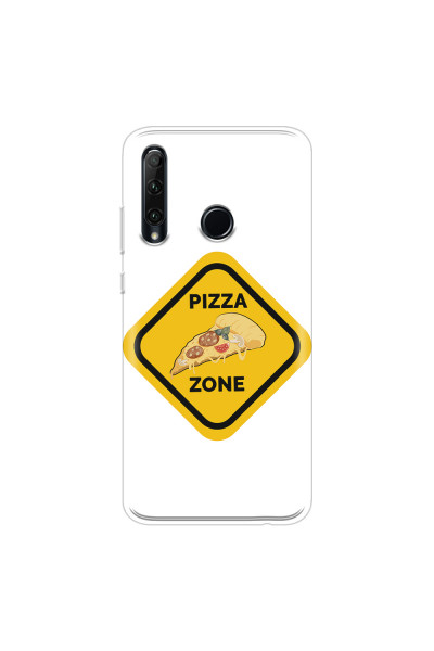 HONOR - Honor 20 lite - Soft Clear Case - Pizza Zone Phone Case