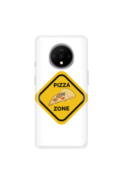 ONEPLUS - OnePlus 7T - Soft Clear Case - Pizza Zone Phone Case