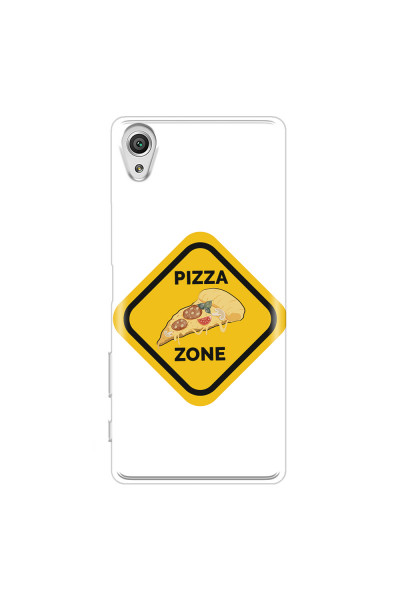 SONY - Sony Xperia XA1 - Soft Clear Case - Pizza Zone Phone Case