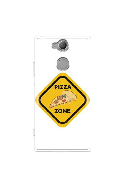 SONY - Sony Xperia XA2 - Soft Clear Case - Pizza Zone Phone Case