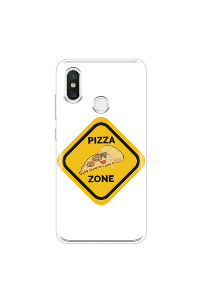 XIAOMI - Mi 8 - Soft Clear Case - Pizza Zone Phone Case