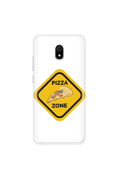 XIAOMI - Redmi 8A - Soft Clear Case - Pizza Zone Phone Case