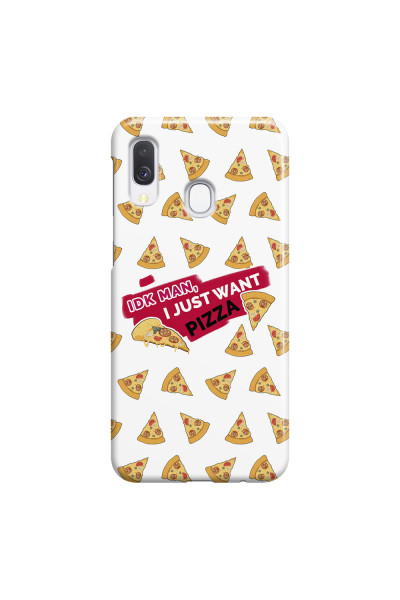 SAMSUNG - Galaxy A40 - 3D Snap Case - Want Pizza Men Phone Case