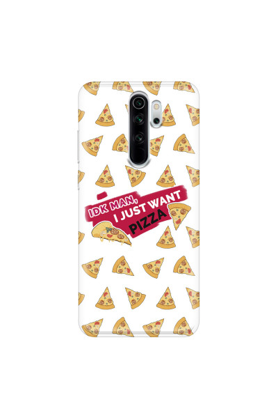 XIAOMI - Xiaomi Redmi Note 8 Pro - Soft Clear Case - Want Pizza Men Phone Case