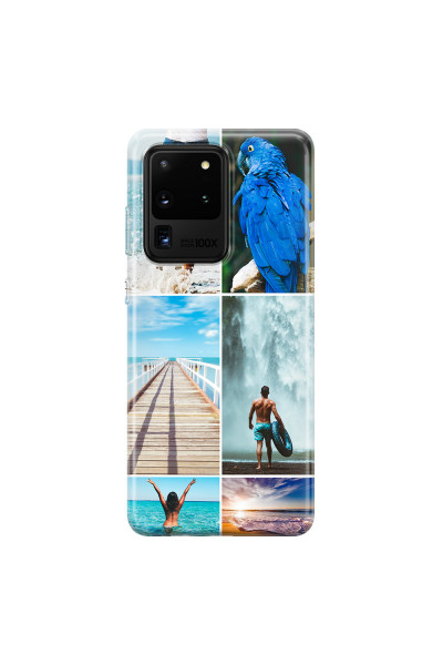 SAMSUNG - Galaxy S20 Ultra - Soft Clear Case - Collage of 6