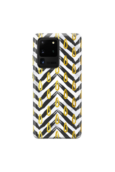 SAMSUNG - Galaxy S20 Ultra - Soft Clear Case - Exotic Waves