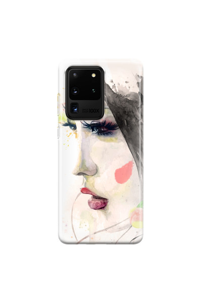 SAMSUNG - Galaxy S20 Ultra - Soft Clear Case - Face of a Beauty